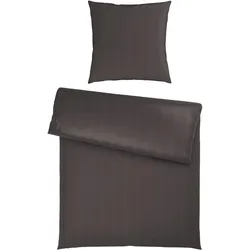 Bettwäsche Xenia Streif XL Anthrazit ca. 155x220cm