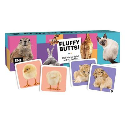 Memo-Spiel: Fluffy Butts – Finde den passenden Po zum Kopf!