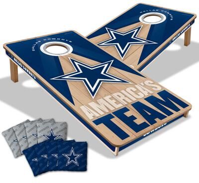 Skip's Garage Dallas Cowboys NFL 2x4 Professional Cornhole Board Set