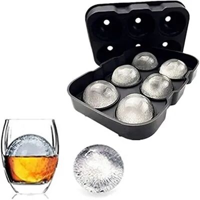 Daily Deals Depot Premium Ice Ball Mold For Whiskey & Cocktails 6 Balls
