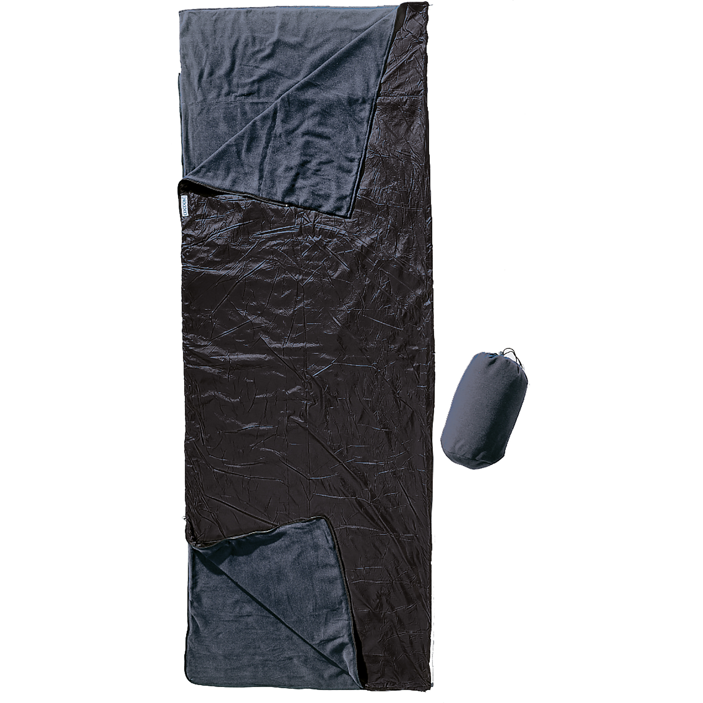 Cocoon Microfleece Schlafsack Hüttenschlafsäcke & Inlets schwarz Größe max. 210cm Trekking Wasserabweisend Wasserabweisend