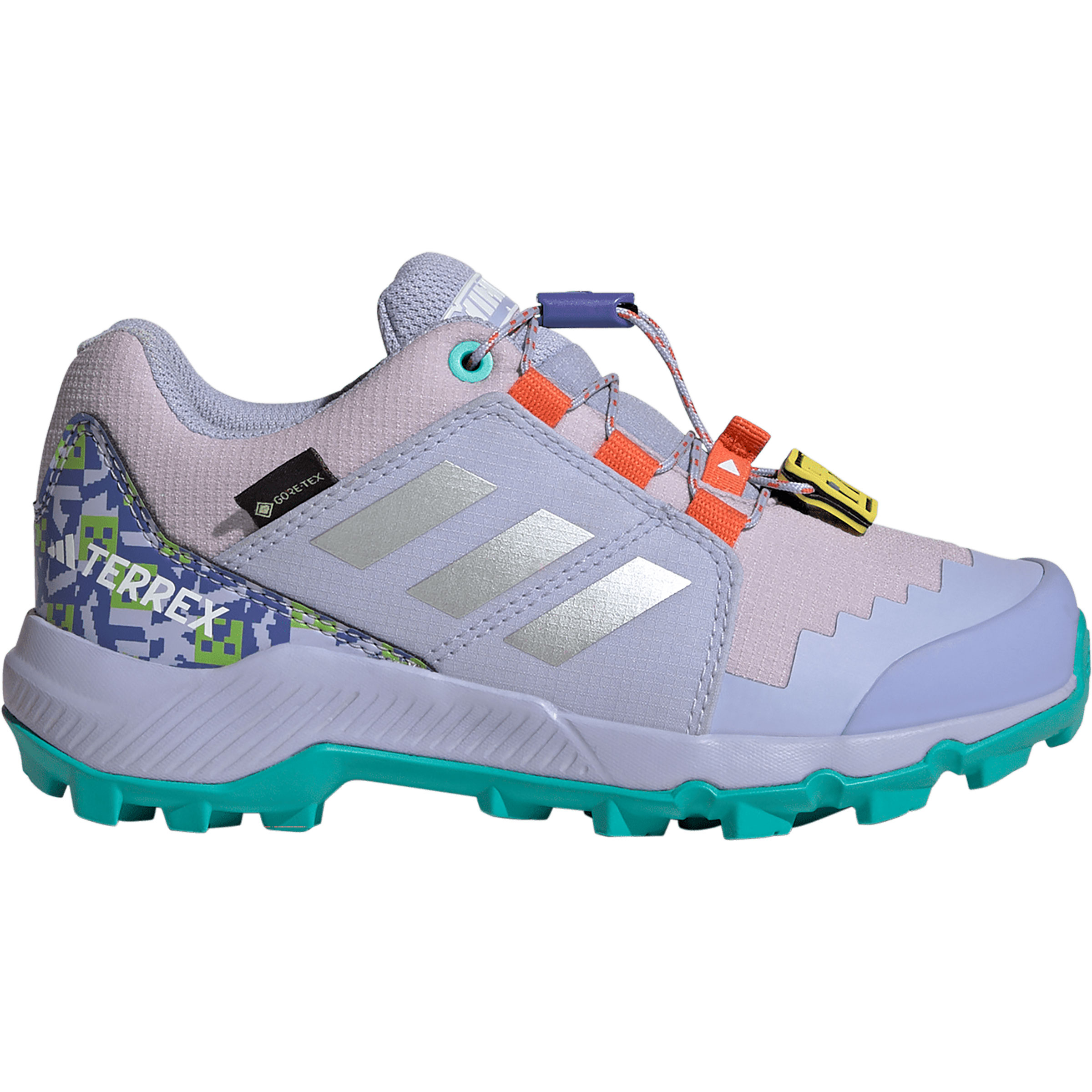 adidas Terrex Minecraft GTX Kinder Zustiegsschuhe lila Größe 38 Trekking Wasserdicht