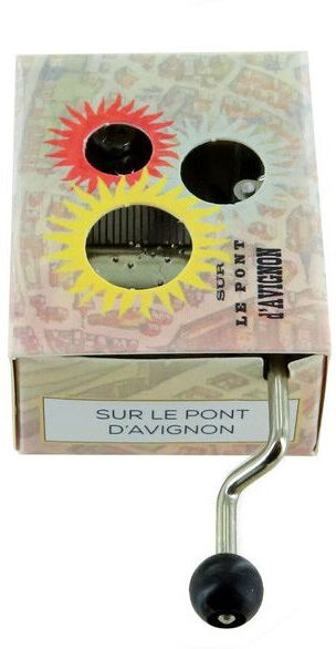 Pont d'Avignon : Mini Boite à musique à manivelle - Belle Lurette