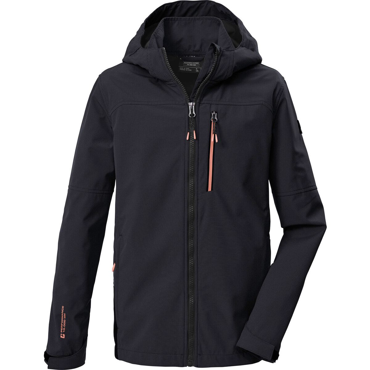 killtec KOS 143 Boys Softshell Jacket schwarz (00200) 140 44088-000-00200-140
