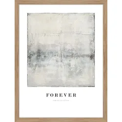Kunstdruck FOREVER (LBH 30x40x2 cm) - bunt - LBH 30x40x2 cm