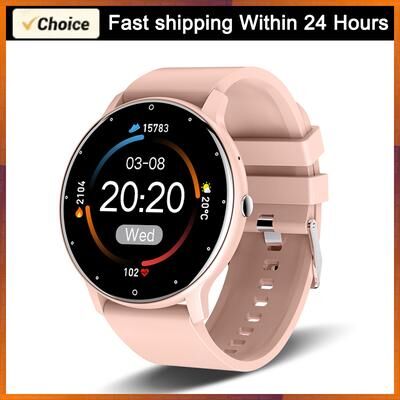 Fusion Finds Smart Watch For Women With Bluetooth Calling, Fitness Tracker & Weather Forecast pink