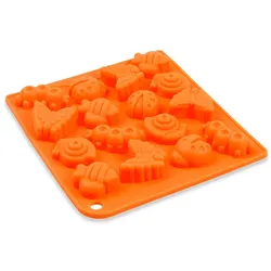 Wisefood Silikonform Insekten - orange 18x17x2cm