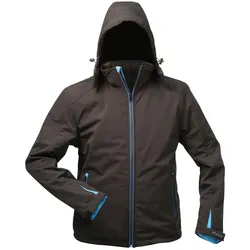 Elysee Softshell Jacke mit Kapuze Uranos schwarz blau
