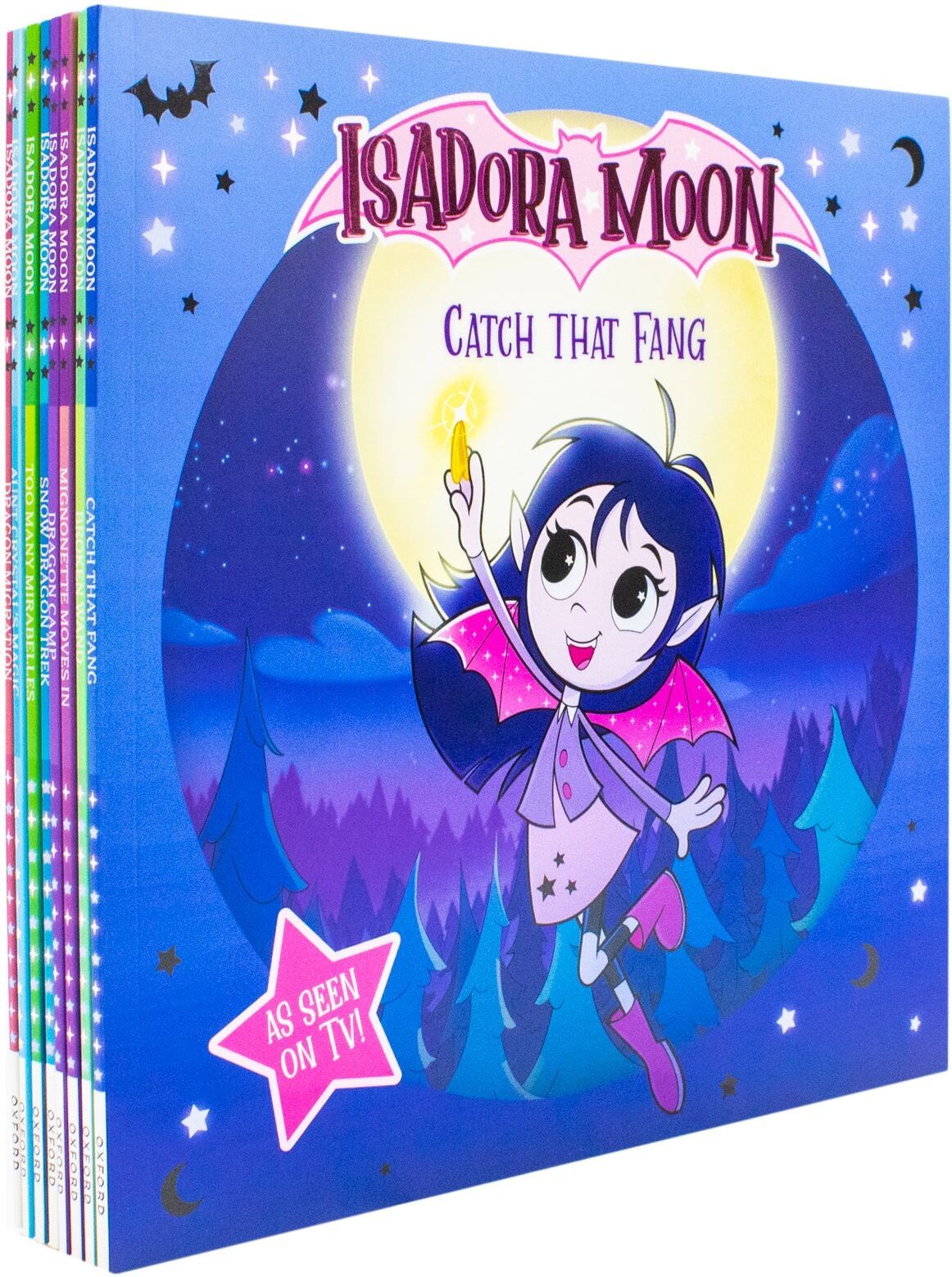 Oxford University Press Harriet Muncaster Isadora Moon: TV Tie In Range Series 8 Books Collection Set (Catch that Fang!, Broken Wand, Mignonette Moves In, Dragon Camp, Aunt C