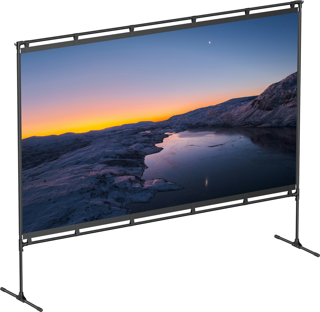 soundcore NEBULA 100-Inch Home Projector Screen   Durable & Easy Setup