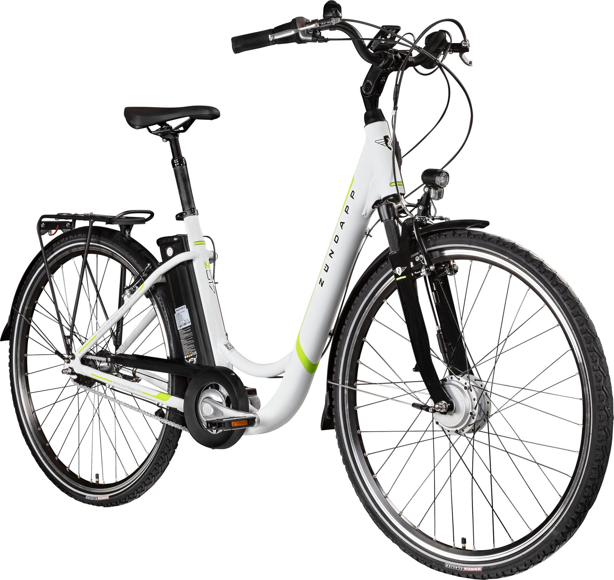 Zündapp Z517 E Bike Damenfahrrad 28 weiß/grün