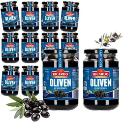 RICARDO Oliven schwarz in Scheiben 12 x 340g