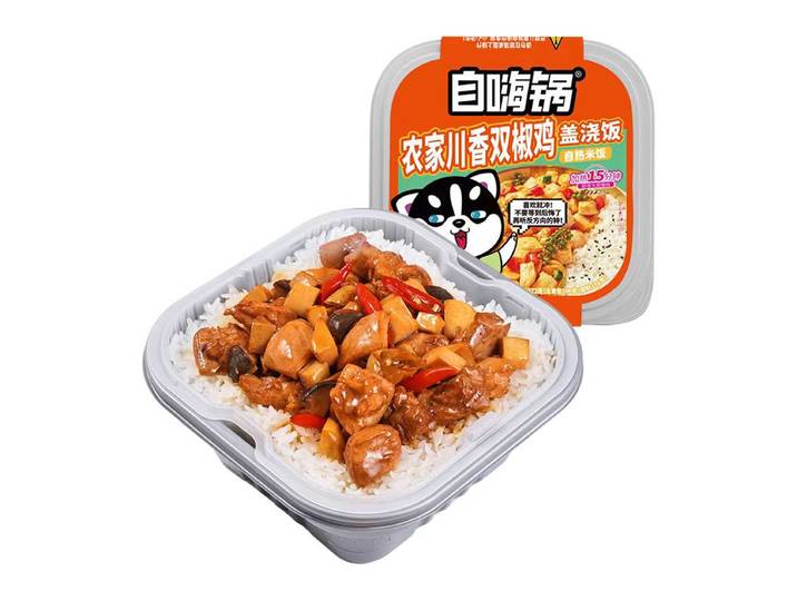 Zihaiguo Rijstmaaltijd - Szechuaanse kip met dubbele peper op boerenwijze 272 g