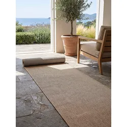Läufer Flachgewebe Natur 80x150 cm - BORNO   Kadima Design