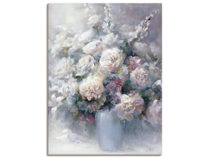 Wandbild ARTLAND Weisser Strauss , beige (farbe bild(er): naturfarben), B:90cm H:120cm, Bilder, Wandbild, als Leinwandbild, Poster in verschied. Grössen