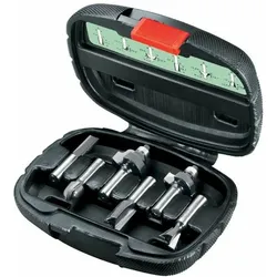 Bosch Zubehör, Fräser, HM-Fräser-Set mit 8 mm Schaft, 6-teilig