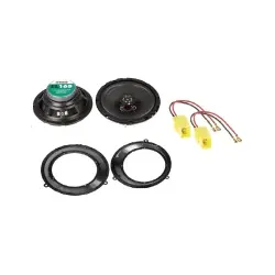 Calearo 2 Wege Lautsprecher 100W + Fiat Panda 169 Lautsprecherringe 165mm Tür...