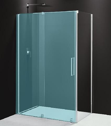 Polysan ROLLS zijwand helder glas, Breedte: 90 cm, Hoogte: 200 cm