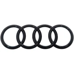 Audi Ringe Kühlergrill Ringe Black 8T0853605T94