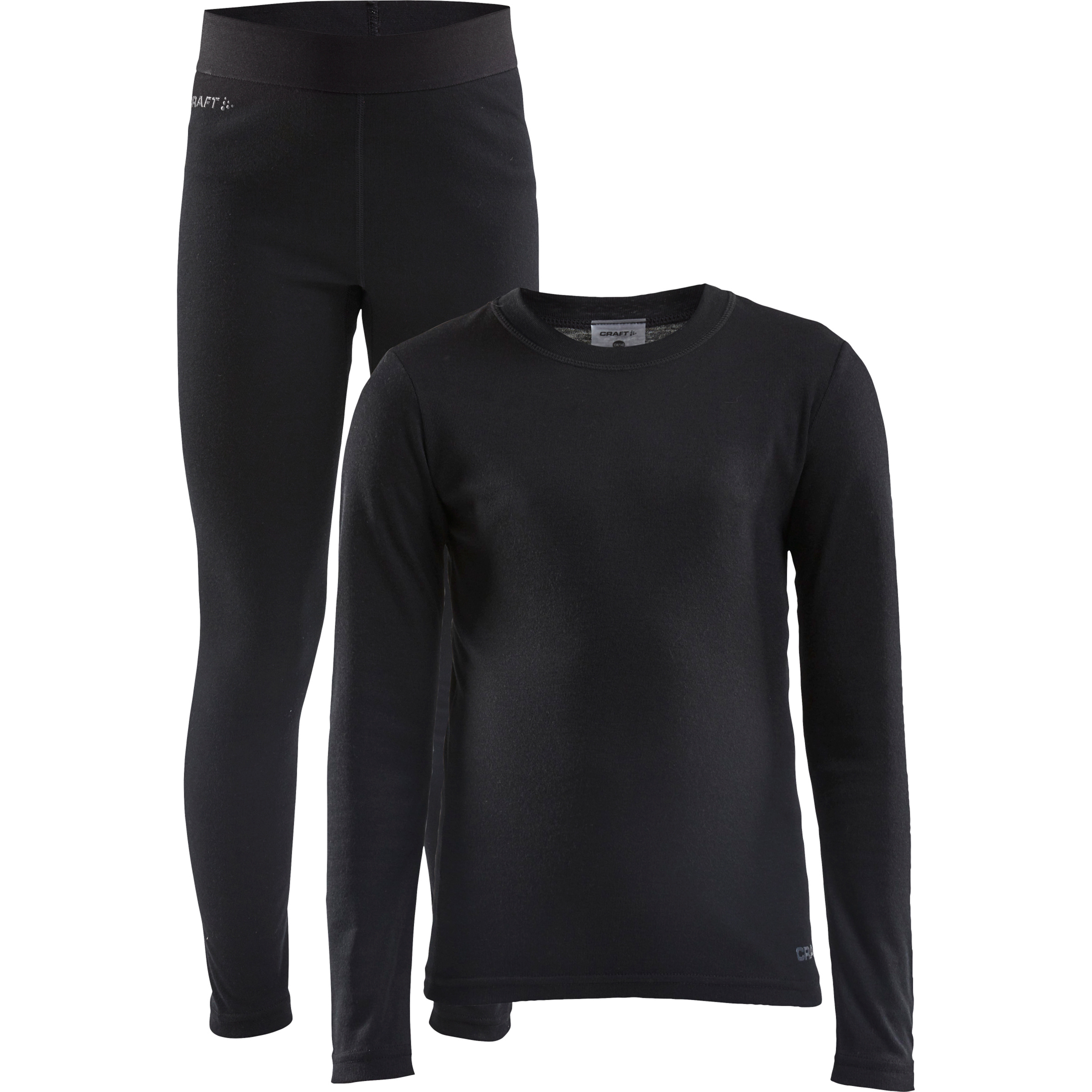 Craft Core Warm Baselayer Set Kinder Skiunterwäsche schwarz Größe 158 Skifahren Atmungsaktiv