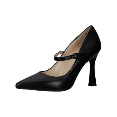 Pumps NERO GIARDINI "Nero Giardini Pumps Leder", Damen, Gr. 38, schwarz, Leder, Schuhe Pumps
