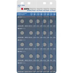 40x AGFAPHOTO Batterie Alkaline LR44 V13GA 1,5V im 10er Blister