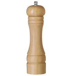 HENDI Pfeffermühle aus Holz, Holz hell, ⌀57x(H)215mm