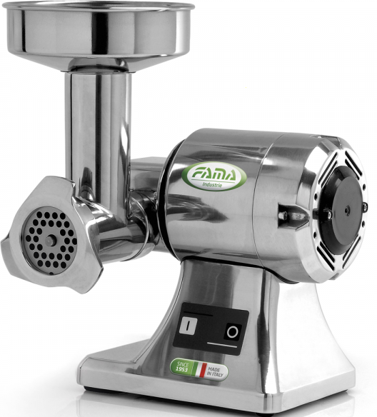 Fama Industrie Fama TS8  Elektro-Fleischwolf  Gehäuse aus Aluminium  Mahlwerk aus Edelstahl