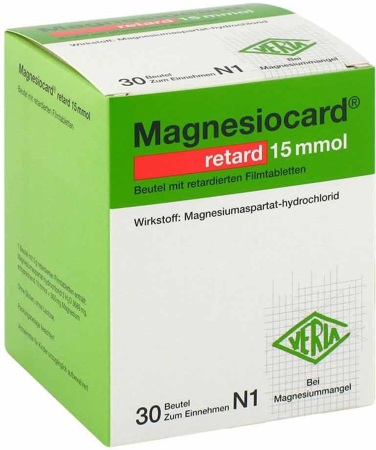 Magnesiocard retard 15 mmol
