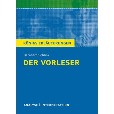 Der Vorleser von Bernhard Schlink, Taschenbuch von Bernhard Schlink, Klett Lerntraining bei PONS Langenscheidt GmbH, 978-3-12-930325-2