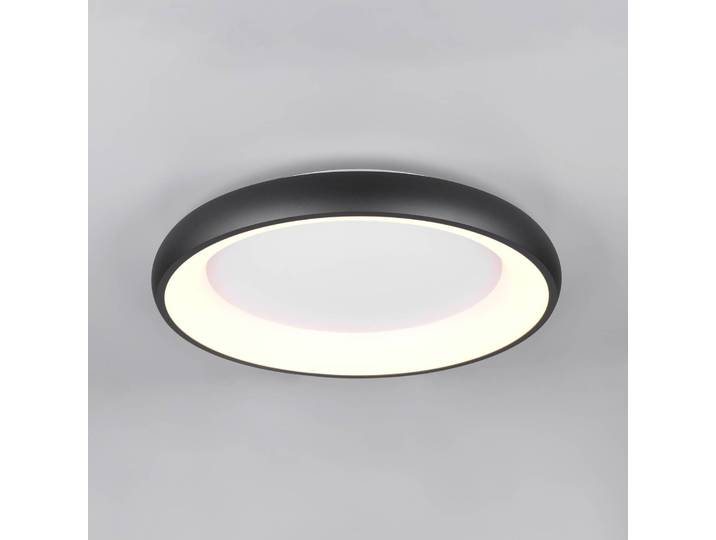 Trio Lighting LED Deckenlampe Cardona, dimmbar, schwarz, für Wohn- / Esszimmer, Metall, Modern, LED Deckenleuchte