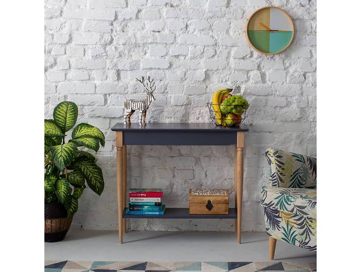 Console 85cm Noir/Anthracite