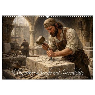 Ursprung: Berufe mit Geschichte. (Wandkalender 2027 DIN A3 quer), CALVENDO Monatskalender