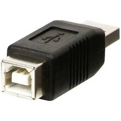 LINDY USB 2.0 Adapter [1x USB 2.0 Stecker A - 1x USB 2.0 Buchse B] Lindy - USB-Adapter - USB (M) zu USB Typ B (W) 71231