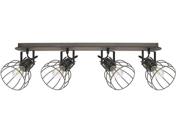 EGLO Deckenspot SAMBATELLO , braun (braun, silberfarben), 4, Leuchten, Deckenlampe, Deckenspot
