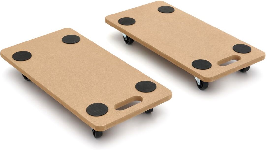 HBM Carrello da trasporto 200 kg, 2 pezzi