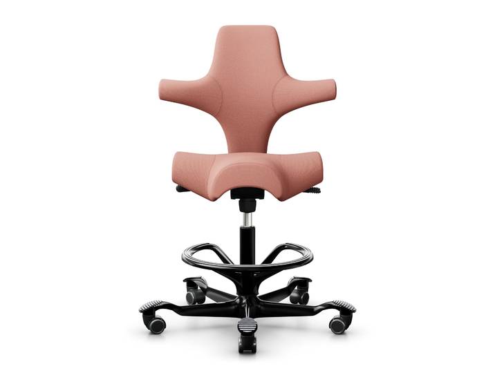 Counter stool HAG Capisco 8106, Pink/Black, New, Bar stool - Practical & comfortable
