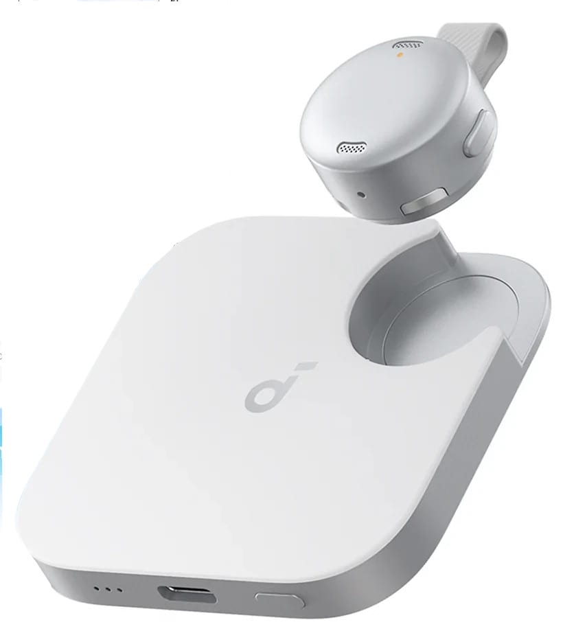 Anker Soundcore Work KI-Diktiergerät 64 GB weiß - AI Voice Recorder mit Echtzeit-Transkription, Zusammenfassung & 150+ Sprachen
