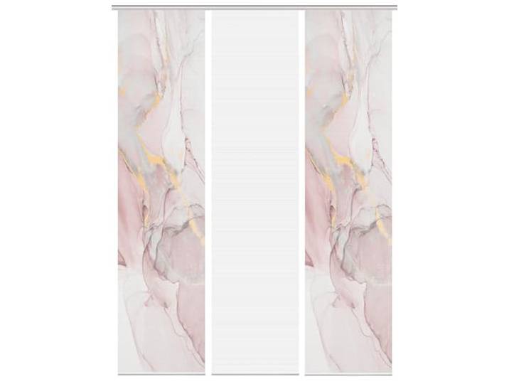 Vision S 3er-Set Flächenvorhänge MARMOSA, halbtransparent, Höhe 260 cm, Rose