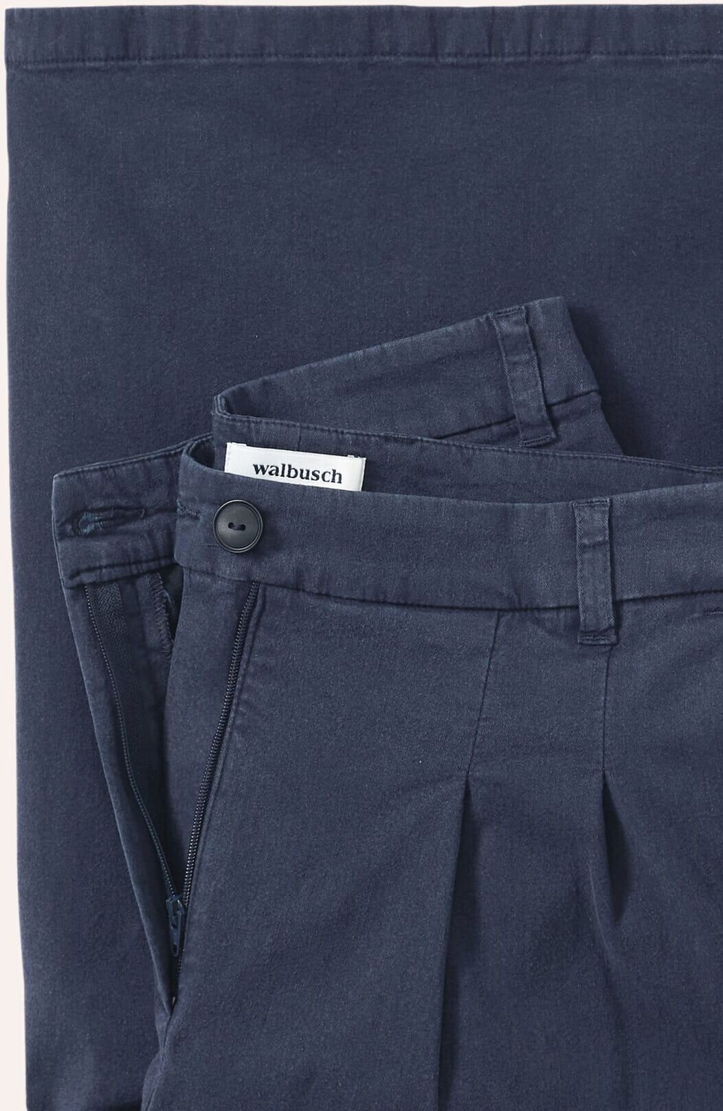 Walbusch Easycare Hosenrock, #normale Größen#Kurzgrößen, Farbe Blau, 38, luftiger Lyocell-Leinenmix bequem Damen