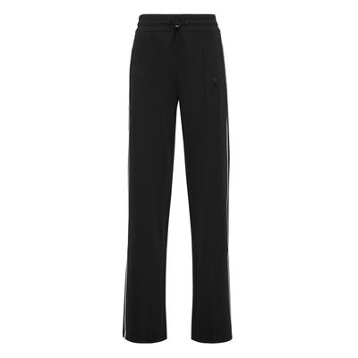 Jogginghose PLEIN SPORT "Jogginghose", Damen, Gr. S, US-Größen, schwarz (02, schwarz), Obermaterial: 92% Polyester, 8% Elasthan, Hosen Jogginghose