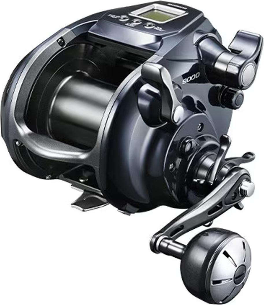 Shimano Forcemaster 9000 A Angelrolle Elektromotor, 25kg Bremskraft, 4 Programme, LCD-Display