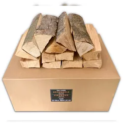 PINI Brennholz ofenfertig Buche 20 Kg ca. 25 cm für Kamin Grill Feuerschale Pizzaofen Smoker