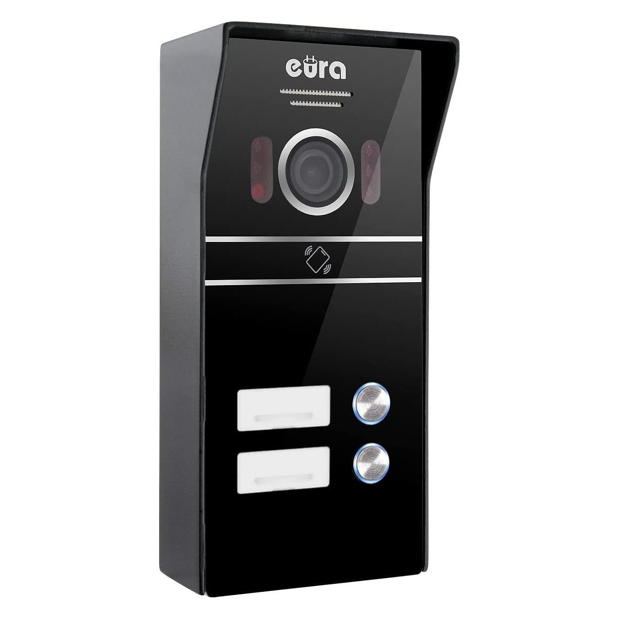 Eura VIDEOTÜRKLINGEL VDP-80C5 2-Familie weiss (Drahtgebunden) (31185)