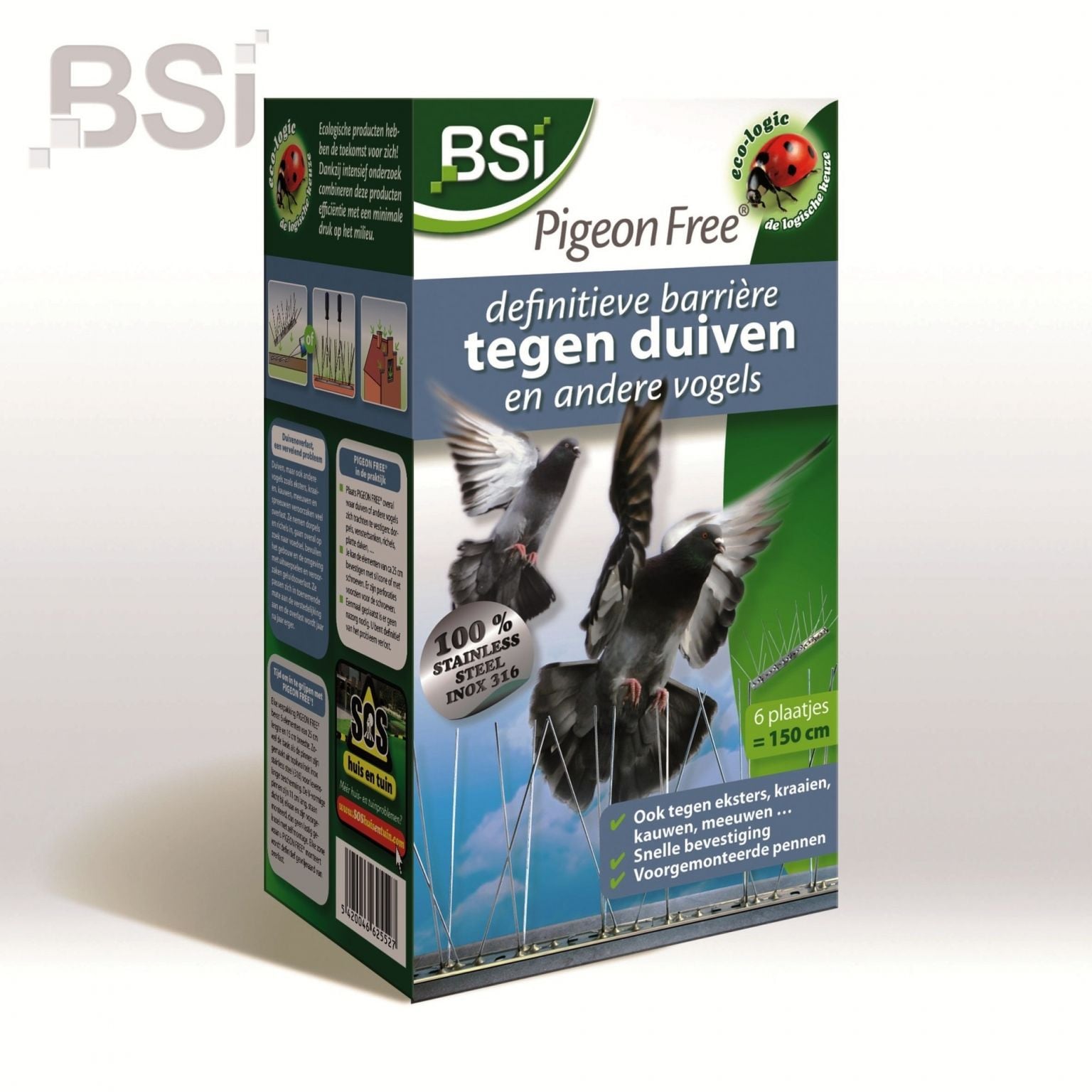BSI Duiven weg pinnen 1,5 meter