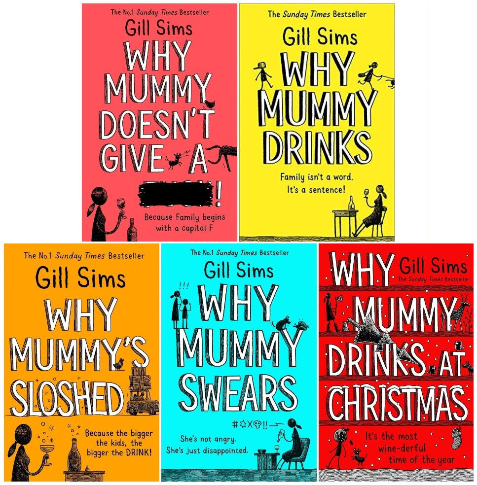 HARPERCOLLINS Gill Sims Why Mummy Series 5 Books Collection Set – Funny Parenting Fiction Collection