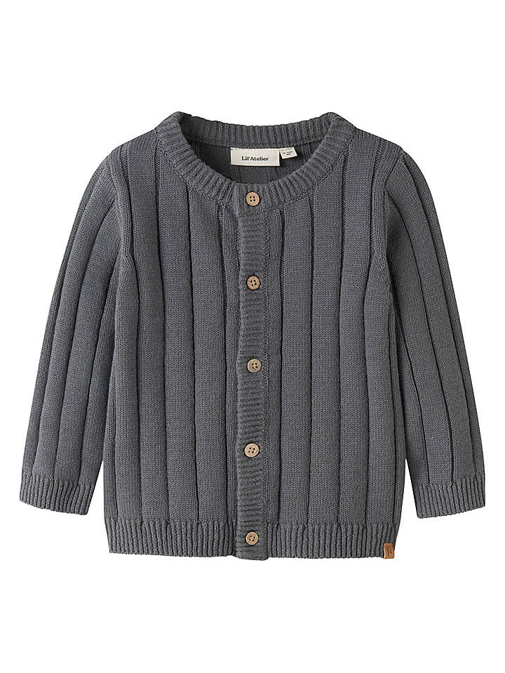 Lil Atelier Cardigan "Lomon" in Grau - 62