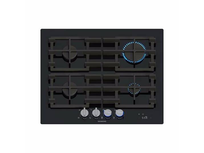 Siemens ER6A6PH40 Gas Kochmulde – Kochmulde/Gusskochplatten – schwarz