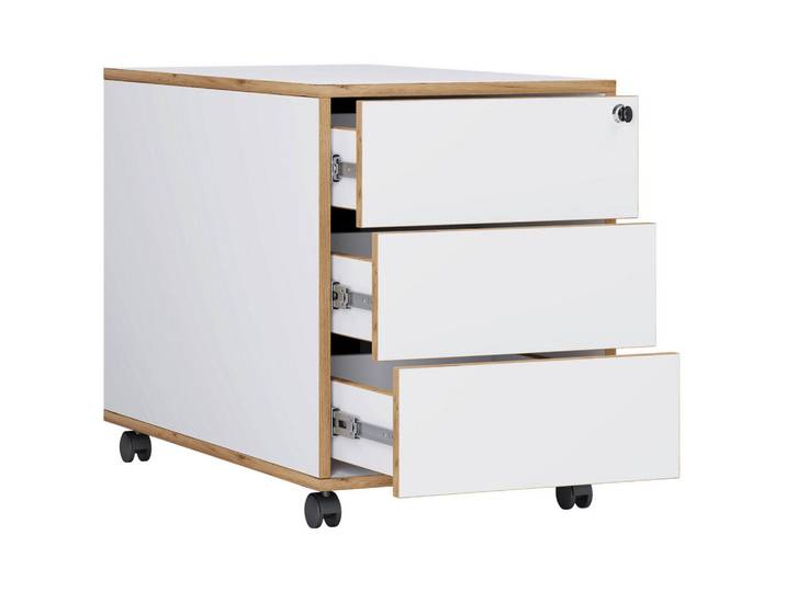 Container Salia Weiß, Honigeiche B: 42 cm