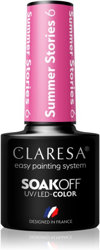Claresa SoakOff UV/LED Color Summer Stories Gel Nail Polish shade 6 5 g